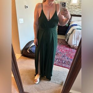 Lulus open leg jumpsuit